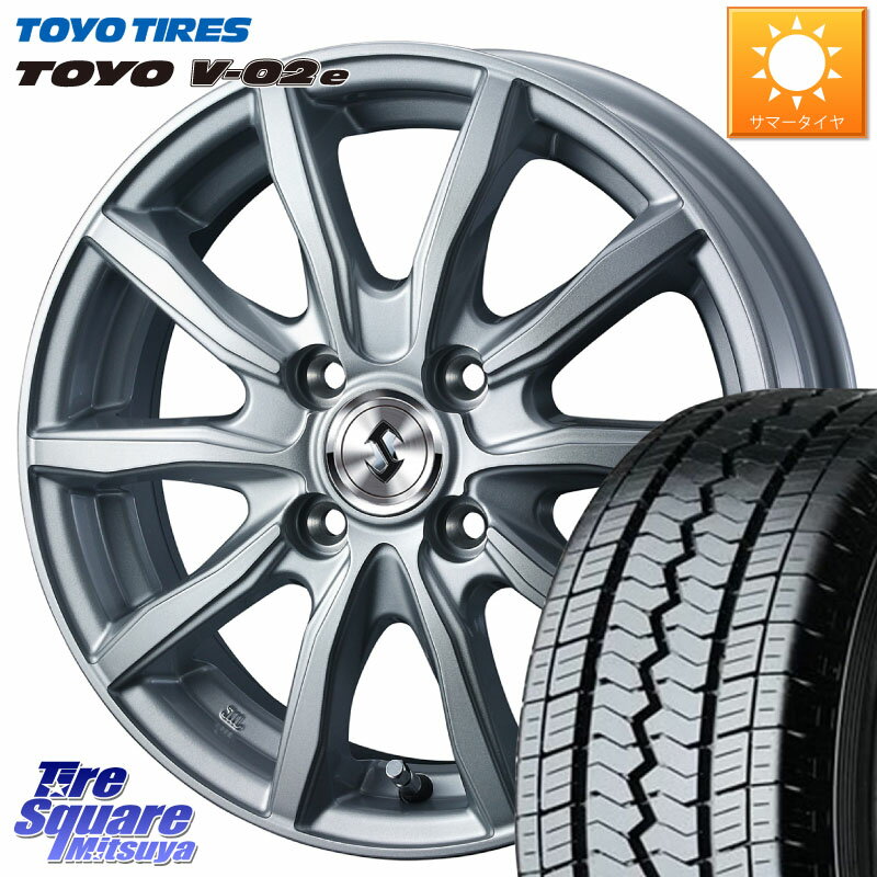 WEDS SECRET SH 特価 ホイール 12インチ 12 X 4.0J +42 4穴 100 TOYOTIRES トーヨー V-02e V02e 在庫● 80/78 軽トラ 軽バン 145R12 6PR互換サイズ 145/80R12 80*78