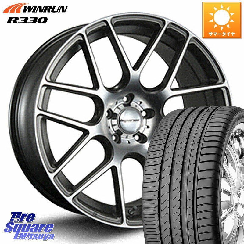 MLJ hyperion ハイペリオン CVM ホイール 20インチ 20 X 8.5J +45 5穴 114.3 WINRUN R330 サマータイヤ 225/30R20