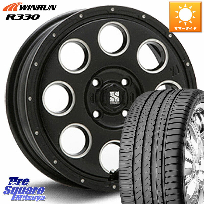 MLJ KK03 XTREME-J エクストリームJ ホイール 15インチ 15 X 4.5J +45 4穴 100 WINRUN R330 サマータイヤ 165/50R15