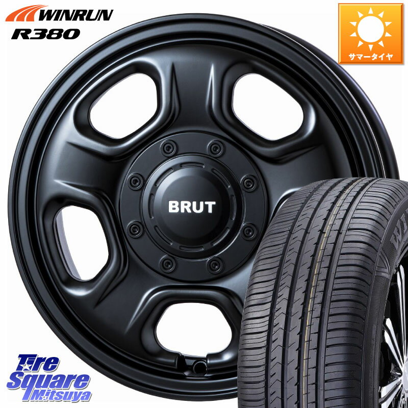 BRUT ブルート BR-33 BR33 ホイール 14インチ 14 X 4.5J +45 4穴 100 WINRUN R380 サマータイヤ 165/60R14