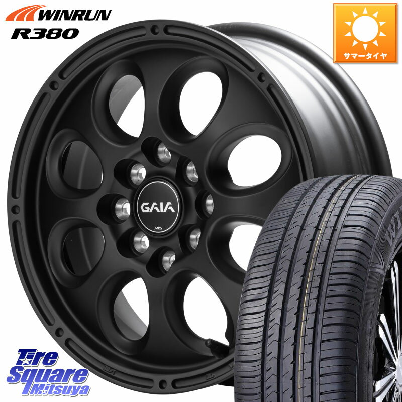 MANARAY MID GAIA X ガイアクロス ホイール 14インチ 14 X 5.0J +42 4穴 100 WINRUN R380 サマータイヤ 165/70R14 ハスラー