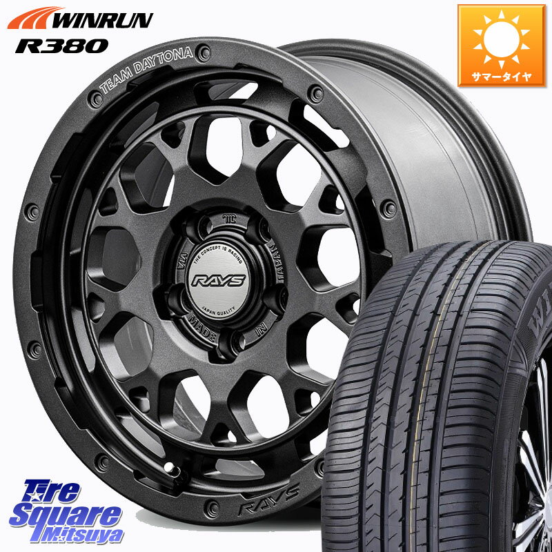 RAYS 【欠品次回8~9月】 TEAM DAYTONA M9+ Spec M ホイール 16インチ 16 X 7.0J +37 5穴 114.3 WINRUN R380 サマータイヤ 215/65R16 30系ヴェルファイア 20系アルファード