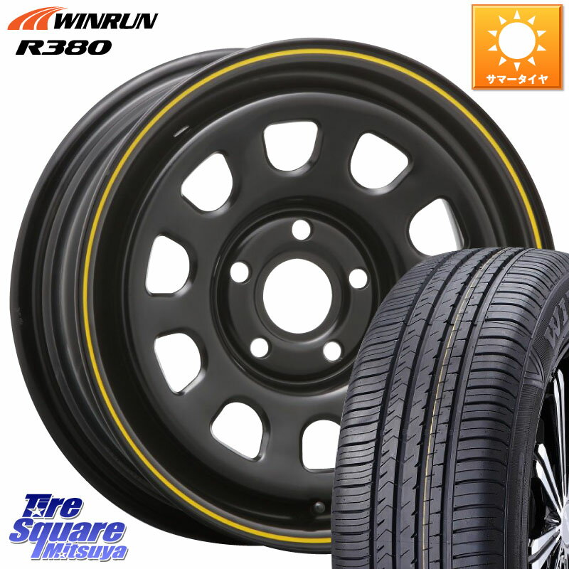 MLJ デイトナ SS DAYTONA YE ホイール 15インチ カングー 15 X 6.0J(RENAUT KANGOO KW) +30 5穴 108 WINRUN R380 サマータイヤ 205/65R15 ルノー カングービボップ KW系