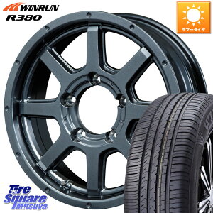 MANARAY MID ロードマックス マッドライダー ROADMAX MUD RIDER 16 X 5.5J +22 5穴 139.7 WINRUN R380 サマータイヤ 215/65R16 ジムニー