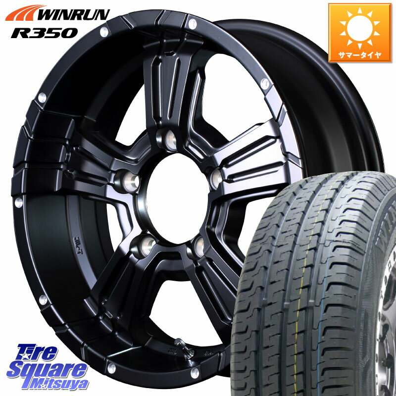 MANARAY MID ナイトロパワー CROSS CLAW ※インセット-5 ホイール 16インチ 16 X 6.0J +0 5穴 139.7 WINRUN R350 215/65R16 109*107 ジムニー シエラ