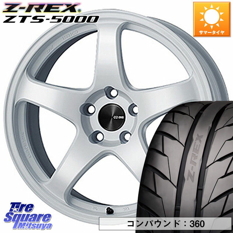 KYOHO ENKEI 󥱥 PerformanceLine PF05 WH 18 18 X 8.5J +45 5 100 ZESTINO Z-REX ZTS-5000 ѥ360 ޡ 225/40R18 86