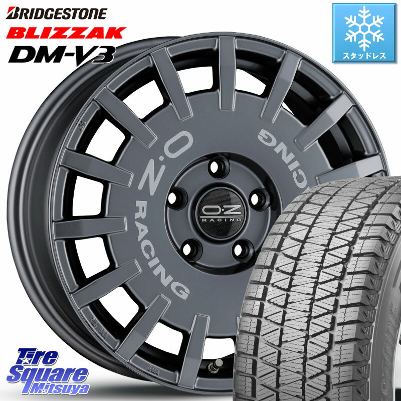 ブリヂストン ブリザック DM-V3 DMV3 ■ 2023年製 スタッドレス 215/70R16 OZ Rally Racing ラリーレーシング GRA 専用KIT付属 16インチ 16 X 7.0J +45 5穴 114.3