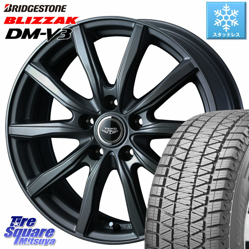 ブリヂストン ブリザック DM-V3 DMV3 ■ 2023年製 スタッドレス 215/70R16 WEDS TEAD SH 特価 ホイール 16インチ 16 X 6.5J +47 5穴 114.3