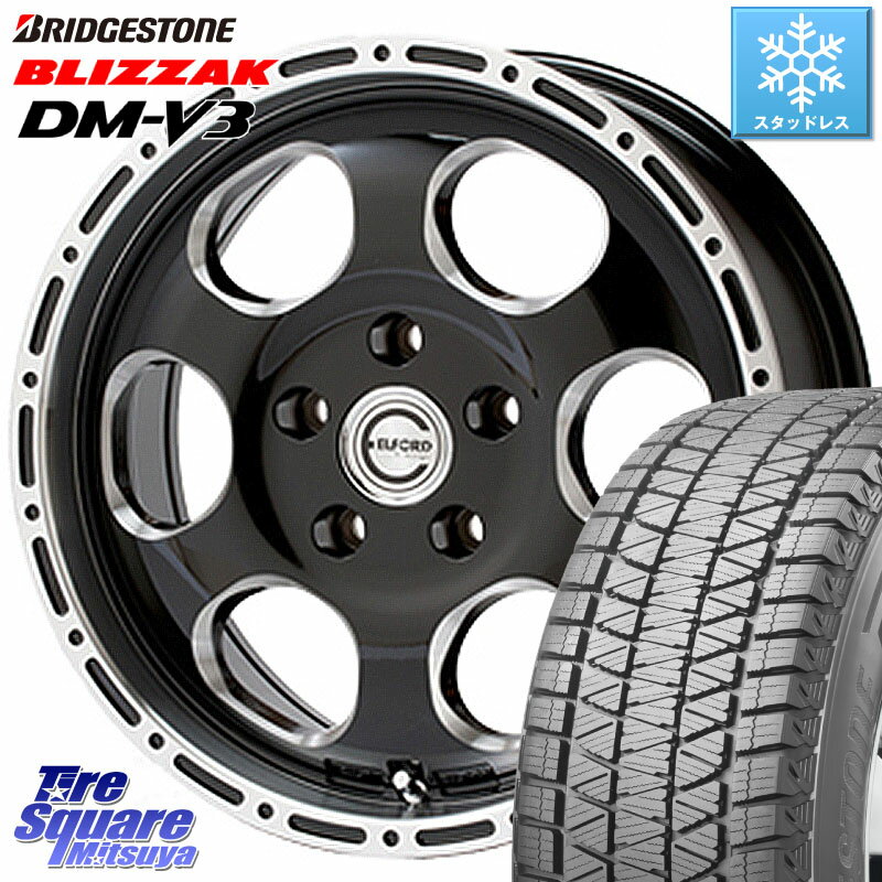 ブリヂストン ブリザック DM-V3 DMV3 ■ 2023年製 スタッドレス 215/70R16 MEIWA Blood Stock One Piece ホイール 16インチ 16 X 7.0J +35 5穴 114.3 デリカ D5 D:5