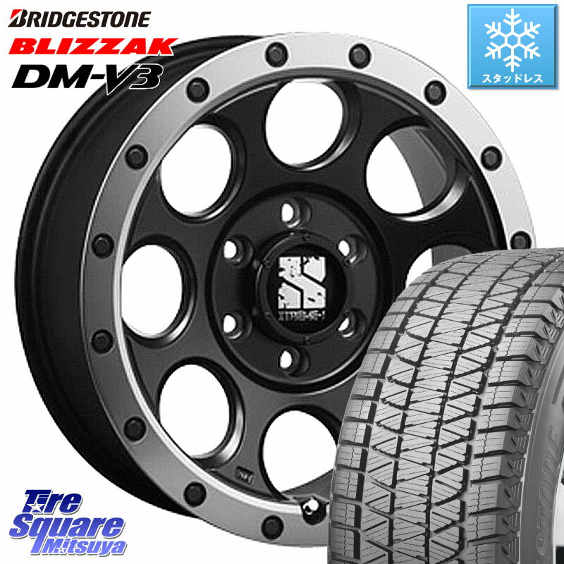 ブリヂストン ブリザック DM-V3 DMV3 スタッドレス 285/60R18 MLJ XJ03 エクストリームJ XTREME-J ホイール 18インチ 18 X 8.0J(US) +20 6穴 139.7