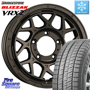 ブリヂストン ブリザック VRX2 スタッドレス ● 在庫● 2023年製 215/65R16 WEDS LODIO DRIVE ロディオドライブ 8M MONO モノ ※インセット-5 16インチ 16 X 6.0J +0 5穴 139.7 ジムニー シエラ