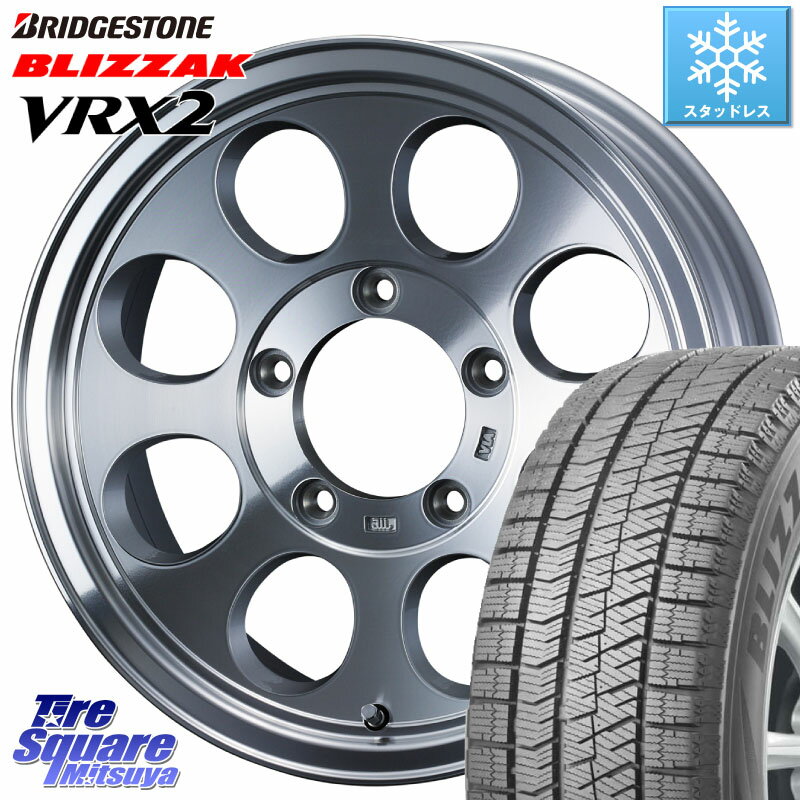 ブリヂストン ブリザック VRX2 スタッドレス ● 在庫● 2023年製 215/65R16 WEDS JIMLINE TYPE2 POL 16インチ 16 X 7.0J +38 5穴 114.3