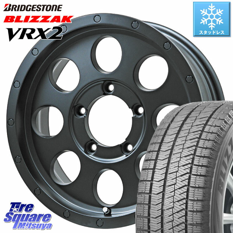 ブリヂストン ブリザック VRX2 スタッドレス ● 在庫● 2023年製 215/65R16 LEHRMEISTER レアマイスター LMG CS-8 CS8 ※インセットは-5となります 15インチ 16 X 6.0J +0 5穴 139.7 ジムニー シエラ