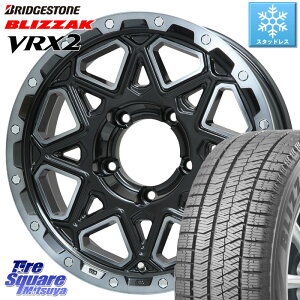 ブリヂストン ブリザック VRX2 スタッドレス ● 在庫● 2023年製 215/65R16 LEHRMEISTER レアマイスター LMG MONTAGNA BKPC モンタグナ ホイール 16インチ 16 X 5.5J +0 5穴 139.7 ジムニー