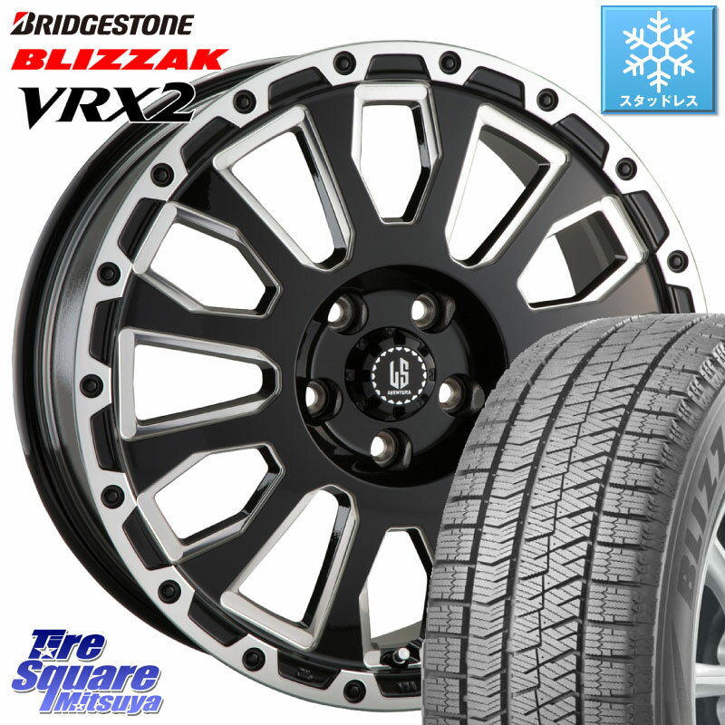 ブリヂストン ブリザック VRX2 スタッドレス ● 在庫● 2023年製 215/65R16 阿部商会 LA STRADA AVENTURA アヴェンチュラ 16インチ 16 X 7.0J +42 5穴 114.3 C-HR アルファード UX カローラクロス