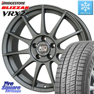 ブリヂストン ブリザック VRX2 スタッドレス ● 2023年製 225/45R18 MSW by OZ MSW85-2 ガンメタ ホイール 18インチ 18 X 8.0J(MB W177) +48 5穴 112 メルセデスベンツ Aクラス