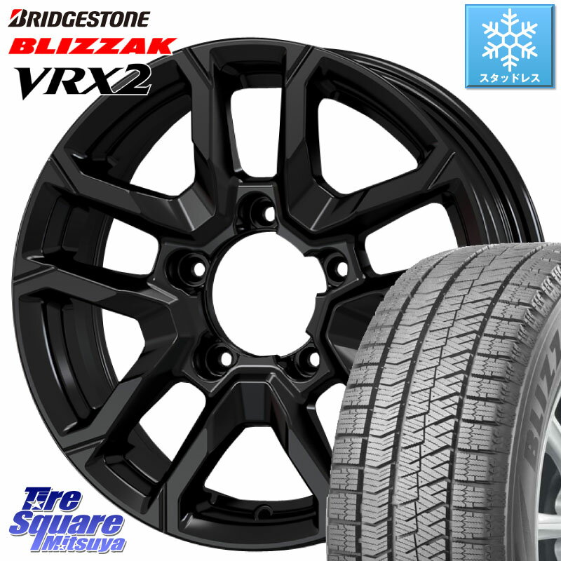 ブリヂストン ブリザック VRX2 スタッドレス ● 在庫● 2023年製 215/65R16 KOSEI BBS600B ベアロック バイソン ホイール 16インチ 16 X 5.5J +22 5穴 139.7 ジムニー