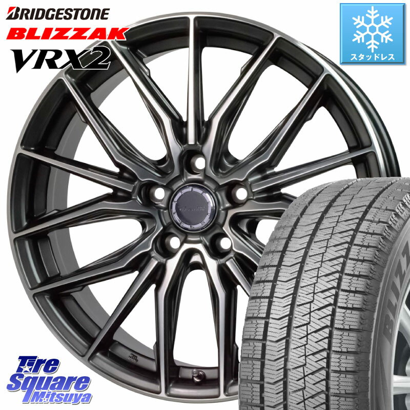 ブリヂストン ブリザック VRX2 スタッドレス ● 2023年製 205/60R16 HotStuff Precious AST M4 プレシャス アスト M4 5H ホイール 16インチ 16 X 6.0J +40 5穴 100