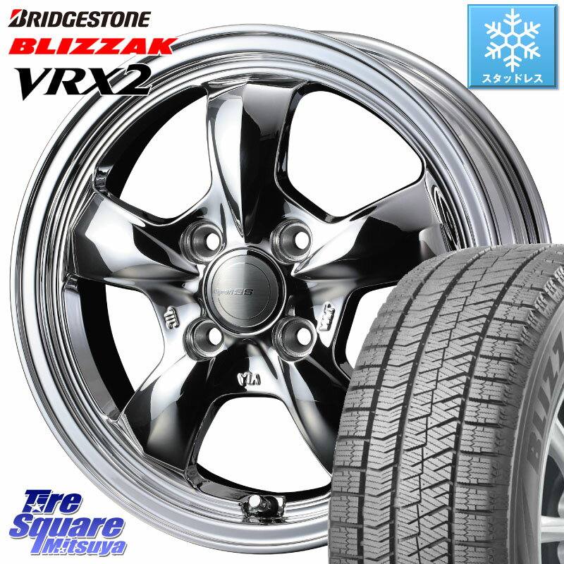 ブリヂストン ブリザック VRX2 スタッドレス ● 165/60R15 WEDS GYRAFT 5S ホイール 15インチ 15 X 5.5J +42 4穴 100 ルーミー