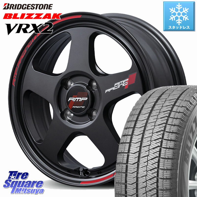 ブリヂストン ブリザック VRX2 スタッドレス ● 205/65R16 MANARAY MID RMP RACING TR50 ホイール 16インチ 16 X 6.0J +45 4穴 100
