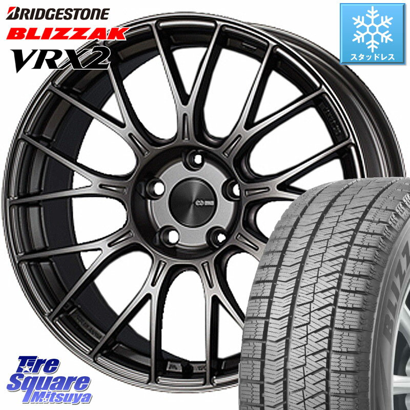 ブリヂストン ブリザック VRX2 スタッドレス ● 2023年製 185/60R15 KYOHO ENKEI エンケイ PerformanceLine PFM1 15インチ 15 X 6.0J +45 4穴 100 ヤリス