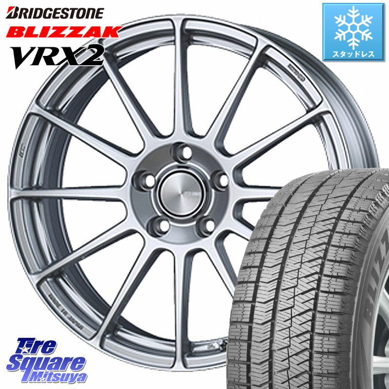 ブリヂストン ブリザック VRX2 スタッドレス ● 2023年製 205/55R16 ENKEI エンケイ PerformanceLine PF03 ホイール 16 X 6.5J +45 5穴 114.3 ステップワゴン