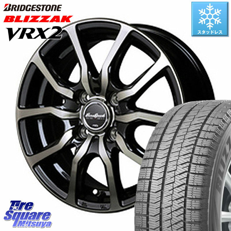 ブリヂストン ブリザック VRX2 スタッドレス ● 175/65R14 MANARAY MID EuroSpeed D.C.52 ホイール 14 X 5.5J +45 4穴 100 フィット