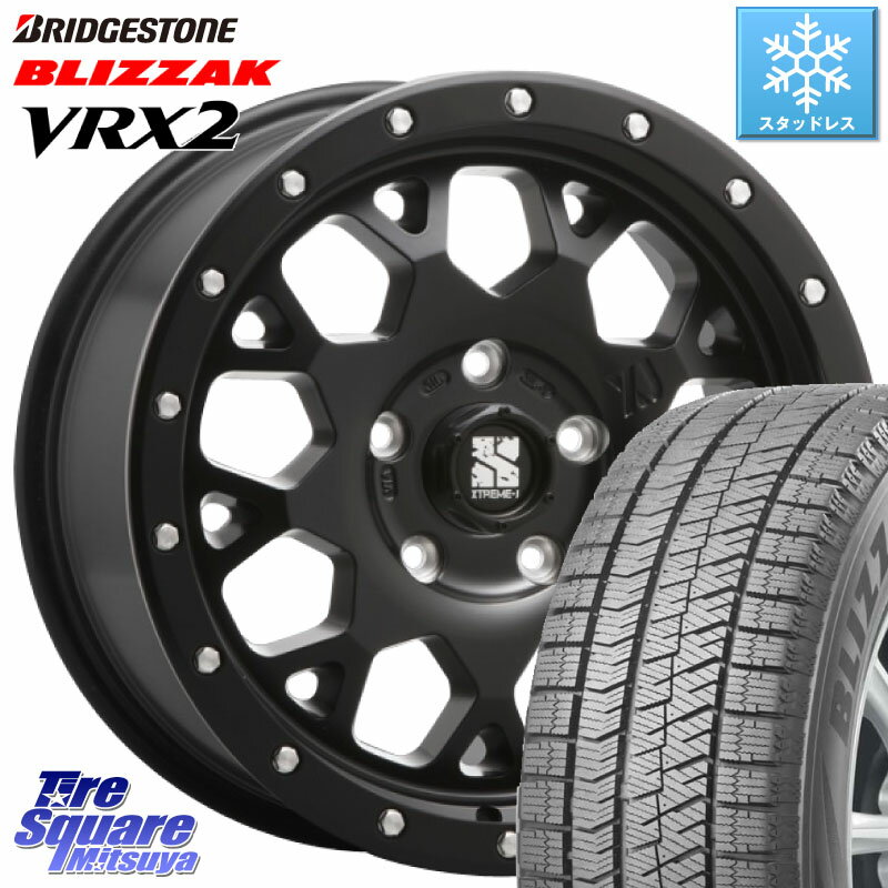 ブリヂストン ブリザック VRX2 スタッドレス ● 在庫● 2023年製 225/60R17 MLJ XJ04 XTREME-J エクストリームJ ホイール 17インチ 17 X 7.0J +42 5穴 114.3 アルファード エクストレイル デリカ D5 D:5