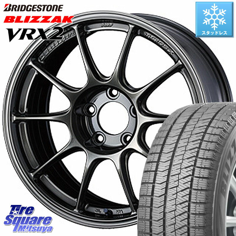 ブリヂストン ブリザック VRX2 スタッドレス ● 2023年製 215/55R17 WEDS  73520 TC105X EJ ウェッズ スポーツ ホイール 17インチ 17 X 8.0J +42 5穴 114.3 カムリ