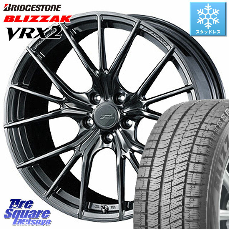 ブリヂストン ブリザック VRX2 スタッドレス ● 225/55R18 WEDS F ZERO FZ-1 FZ1 鍛造 FORGED ホイール18インチ 18 X 7.5J +48 5穴 114.3 ZR-V