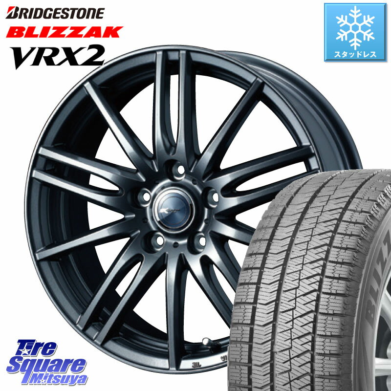 ブリヂストン ブリザック VRX2 スタッドレス ● 2023年製 215/55R17 WEDS ウェッズ ZAMIK ザミック TITO 17インチ 17 X 6.5J +45 5穴 114.3 RX-8