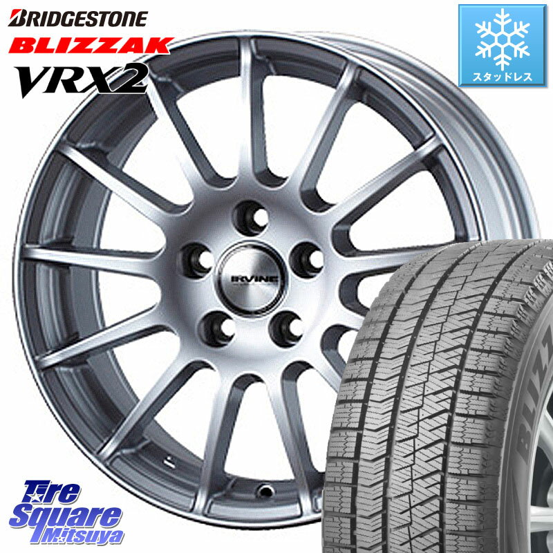 ブリヂストン ブリザック VRX2 スタッドレス ● 2023年製 225/50R17 WEDS IR77050V ウェッズ IRVINE F01 ホイール 17インチ 17 X 7.0J(VOLVO V70 BB) +50 5穴 108 ボルボ V70