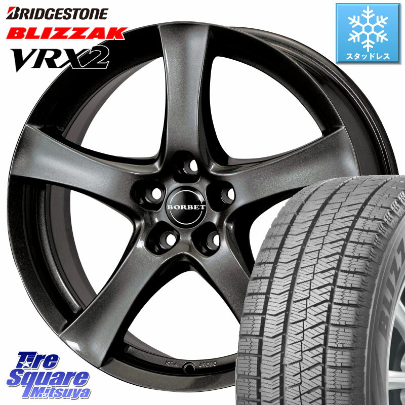 ブリヂストン ブリザック VRX2 スタッドレス ● 225/50R18 TARGA type F F6941 18 X 8.0J(BMW F48) +50 5穴 112 BMW X1