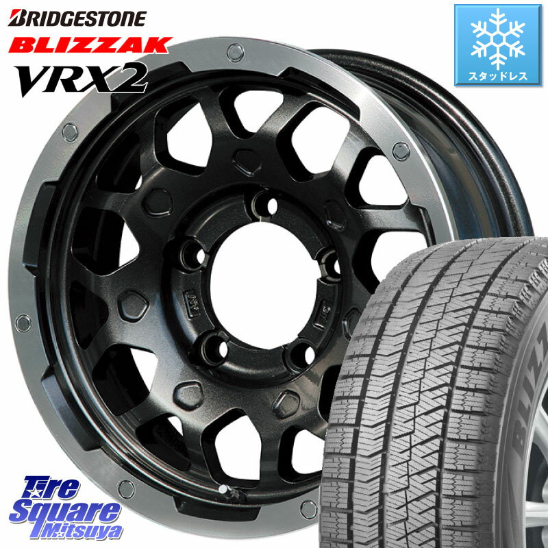 ブリヂストン ブリザック VRX2 スタッドレス ● 在庫● 2023年製 215/65R16 LEHRMEISTER レアマイスター LMG MS-9W ホイール 16インチ 16 X 5.5J +0 5穴 139.7 ジムニー