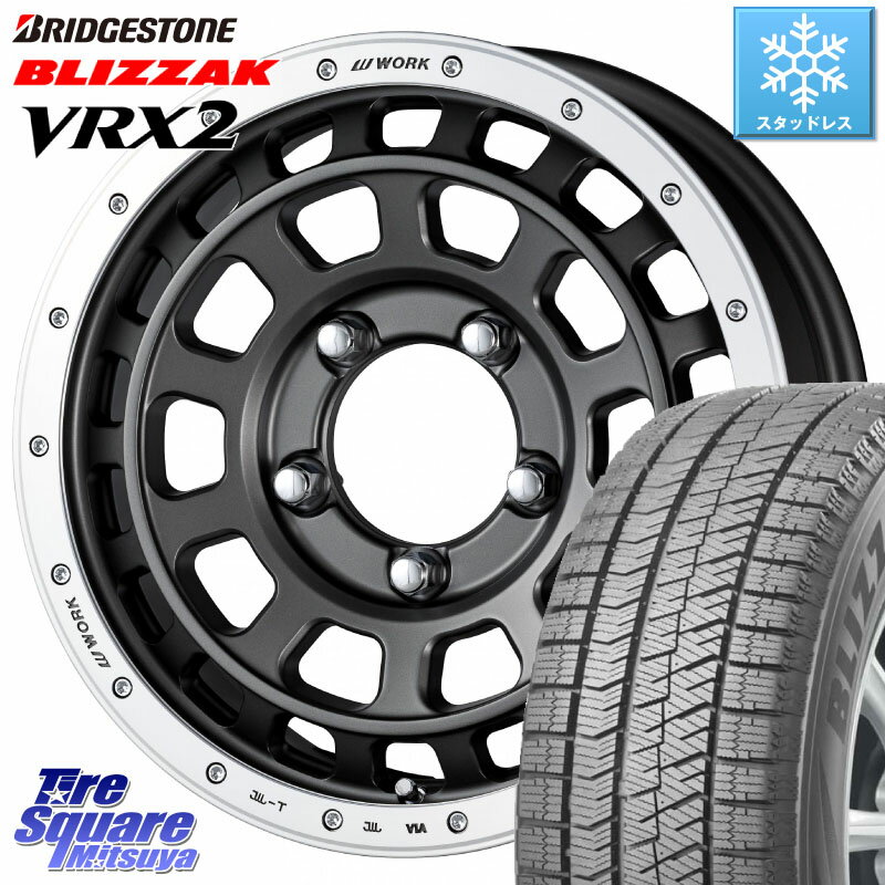 ブリヂストン ブリザック VRX2 スタッドレス ● 在庫● 2023年製 215/65R16 WORK ワーク CRAG クラッグ T-GRABIC グラビック ホイール 16インチ 16 X 5.5J +20 5穴 139.7 ジムニー