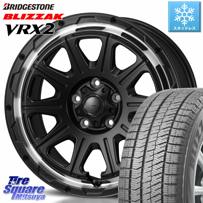 ブリヂストン ブリザック VRX2 スタッドレス ● 2023年製 205/55R16 MONZA HI-BLOCK REGULES 16インチ 16 X 7.0J +41 5穴 114.3 ヤリス リーフ