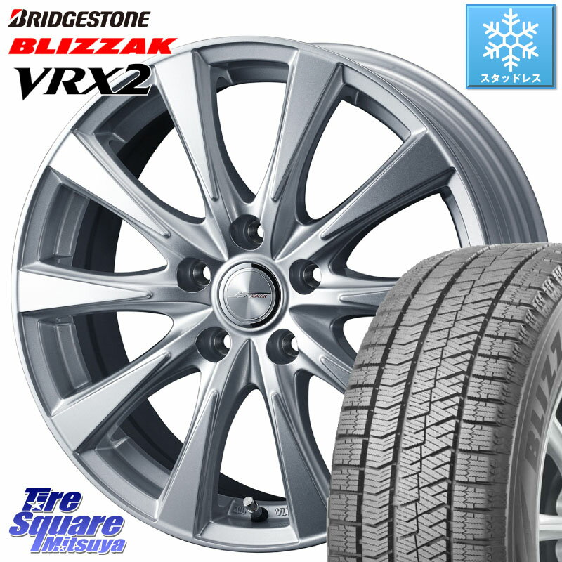 ブリヂストン ブリザック VRX2 スタッドレス ● 2023年製 205/60R16 WEDS ジョーカースピリッツ ホイール 16 X 6.5J +47 5穴 100