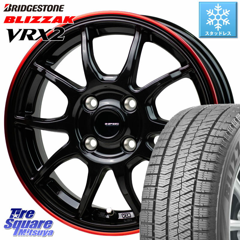 ブリヂストン ブリザック VRX2 スタッドレス ● 165/60R15 HotStuff G-SPEED P06 P-06 ホイール 15インチ 15 X 5.5J +43 4穴 100 ハスラー ルーミー