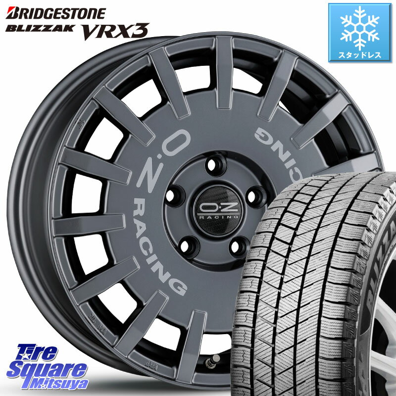 ブリヂストン ブリザック BLIZZAK VRX3 2022年製 スタッドレス 215/70R16 OZ Rally Racing ラリーレーシング GRA 専用KIT付属 16インチ 16 X 7.0J +45 5穴 114.3