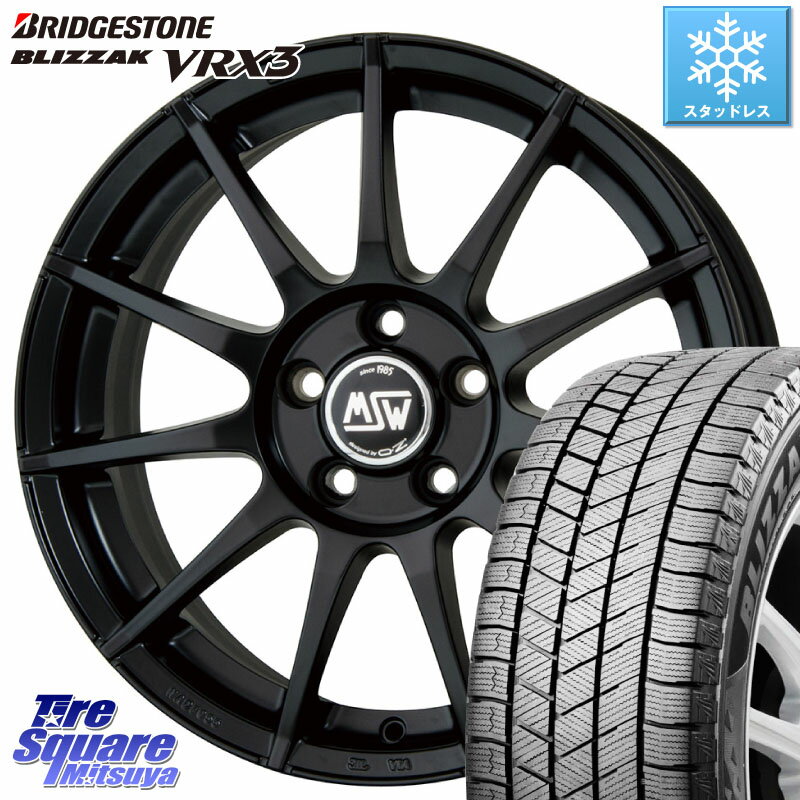 ブリヂストン ブリザック BLIZZAK VRX3 ■ 2023年製 スタッドレス 185/60R15 MSW by OZ MSW85-2 ホイール 15インチ 15 X 6.0J(AUDI A1 8XC) +30 5穴 100 アウディA1