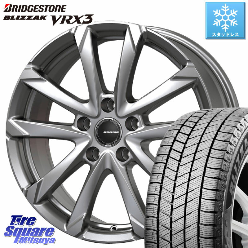 ブリヂストン ブリザック BLIZZAK VRX3 2022年製 スタッドレス 215/70R16 KOSEI QGC611S QRASIZ GC36F クレイシズ ホイール 16インチ 16 X 6.5J +47 5穴 114.3