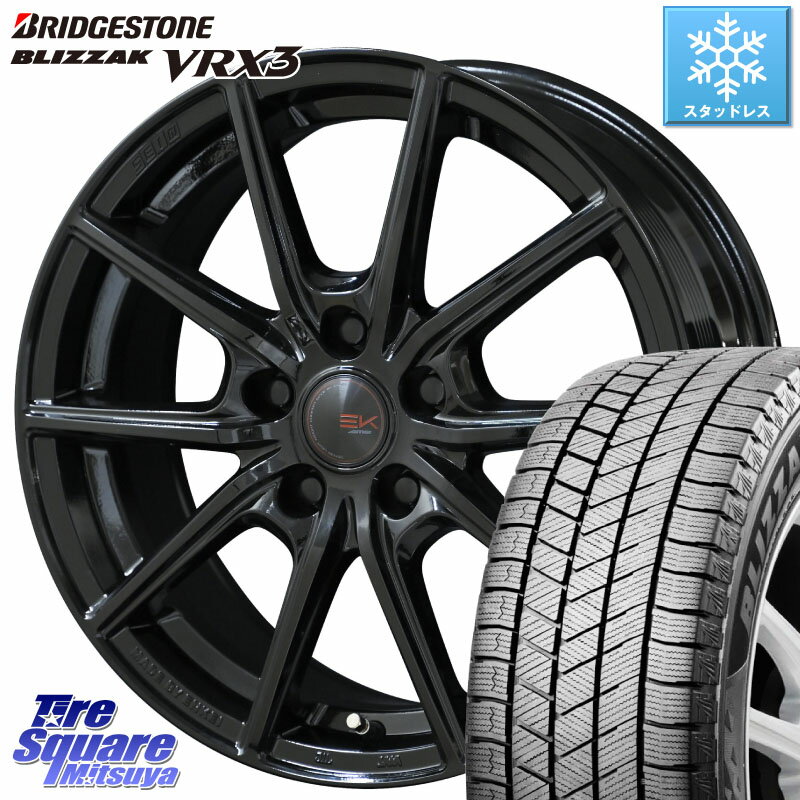 ブリヂストン ブリザック BLIZZAK VRX3 2022年製 スタッドレス 215/70R16 KYOHO SEIN EK ザインEK ホイール 16インチ 16 X 6.5J +45 5穴 114.3