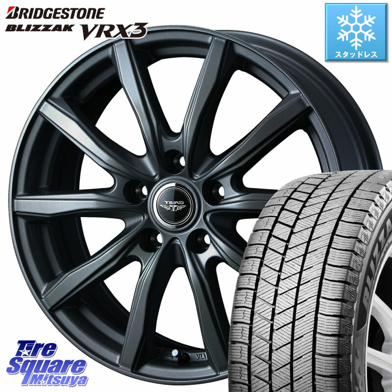 ブリヂストン ブリザック BLIZZAK VRX3 在庫● 2023年製 スタッドレス 215/60R16 WEDS TEAD SH 特価 ホイール 16インチ 16 X 6.5J +47 5穴 114.3 ヴェゼル