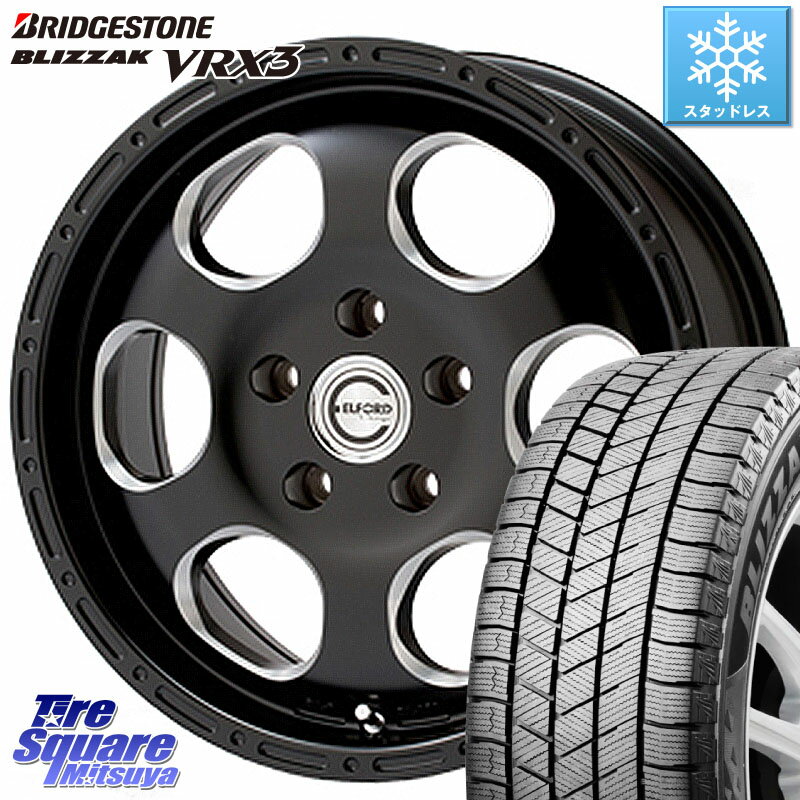 ブリヂストン ブリザック BLIZZAK VRX3 2022年製 スタッドレス 215/70R16 MEIWA Blood Stock One Piece ホイール 16インチ 16 X 7.0J +35 5穴 114.3 デリカ D5 D:5