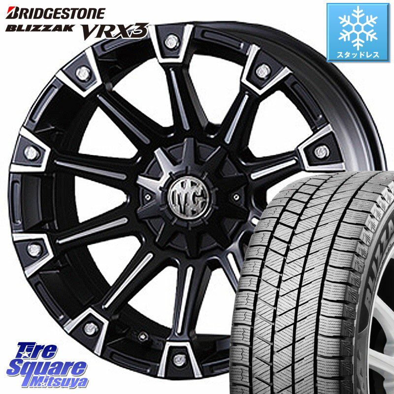 ブリヂストン ブリザック BLIZZAK VRX3 スタッドレス 225/60R17 CRIMSON クリムソン MONSTER モンスター ホイール 17インチ 17 X 7.0J(US) +35 5穴 114.3