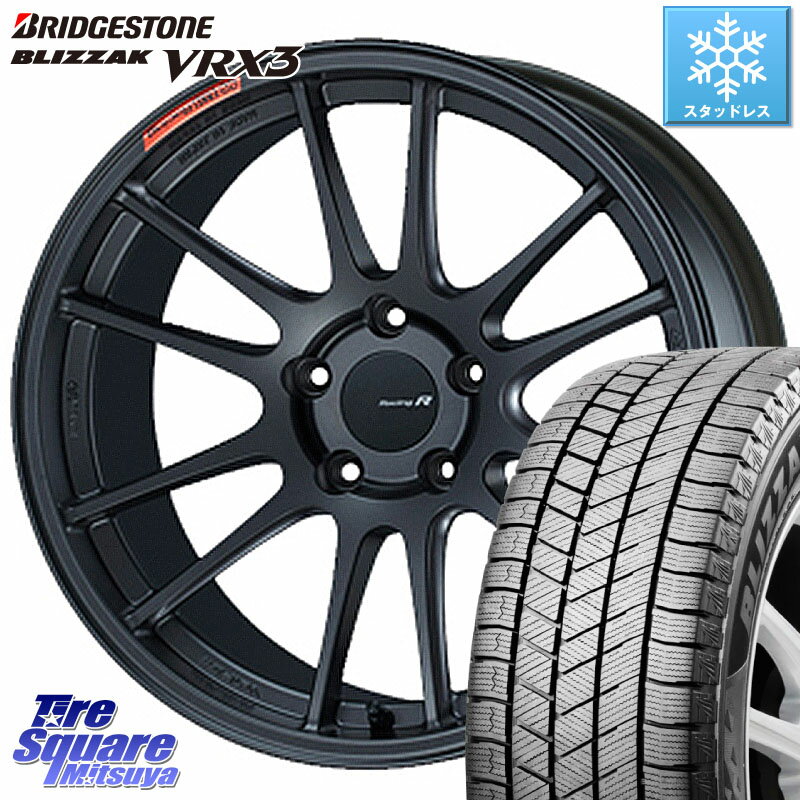 ブリヂストン ブリザック BLIZZAK VRX3 スタッドレス 225/45R18 ENKEI エンケイ Racing Revolution GTC01RR ホイール 18 X 7.5J +45 5穴 100