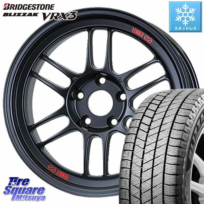 ブリヂストン ブリザック BLIZZAK VRX3 スタッドレス 215/45R18 ENKEI エンケイ Racing RPF1 ホイール 18 X 7.5J +48 5穴 114.3 MAZDA3 リーフ VOXY