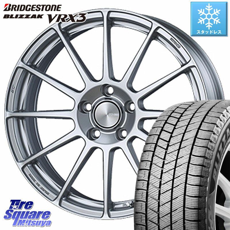 ブリヂストン ブリザック BLIZZAK VRX3 スタッドレス 195/60R15 ENKEI エンケイ PerformanceLine PF03 ホイール 15 X 6.0J +45 4穴 100 アクア