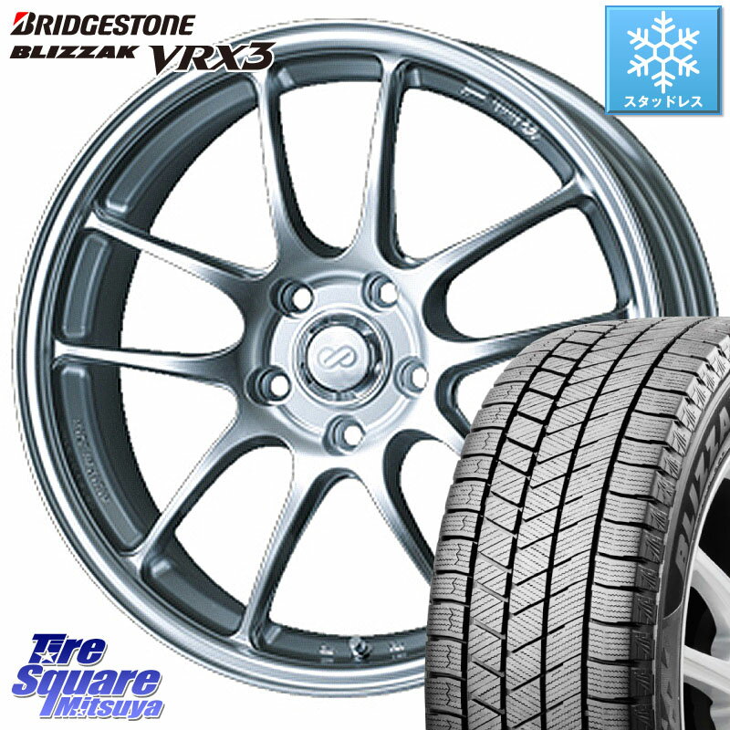 ブリヂストン ブリザック BLIZZAK VRX3 スタッドレス 215/45R17 KYOHO ENKEI エンケイ PerformanceLine PF01 ホイール 17 X 7.5J(86 Brembo) +38 5穴 100 86 ブレンボキャリパー対応