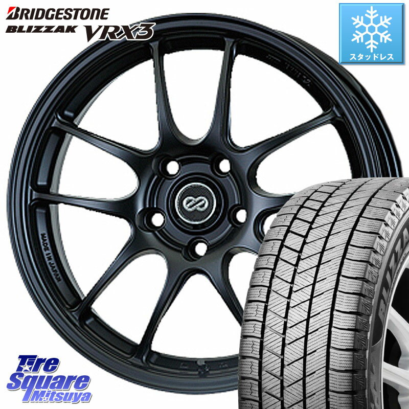 ブリヂストン ブリザック BLIZZAK VRX3 ■ 2023年製 スタッドレス 185/60R15 KYOHO ENKEI エンケイ PerformanceLine PF01 ホイール 15 X 5.0J +45 4穴 100 ソリオ